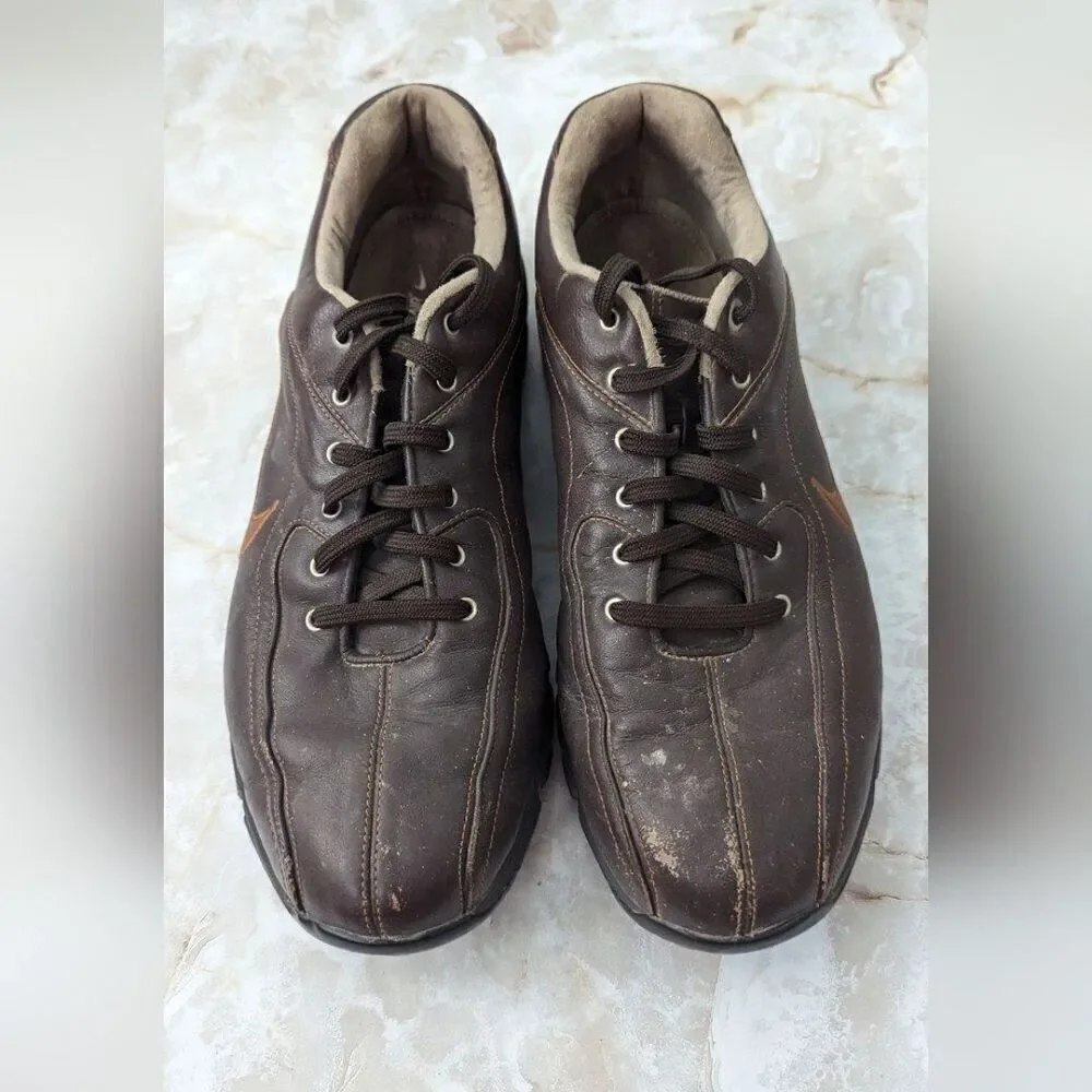 Nike Air Zoom Revive Golf Shoes Mens size 9  Brown Leather